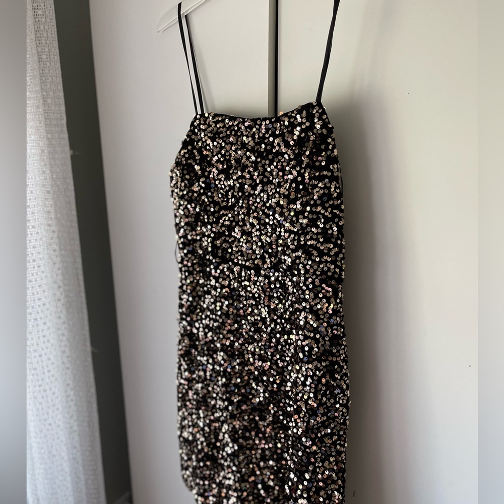 Sparkly women’s mini dress